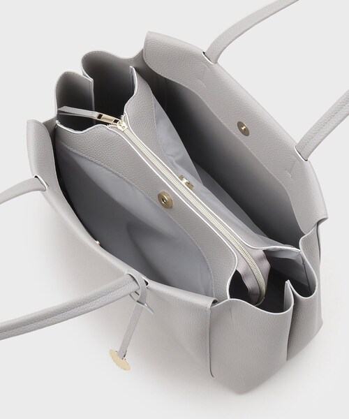 OPAQUE.CLIP(オペークドットクリップ)の「【人間工学/A4サイズ対応】シュリンクトートバッグ(トートバッグ・レディース・グレー/ブラック/ブラウン系その他・00)」の21枚目の写真