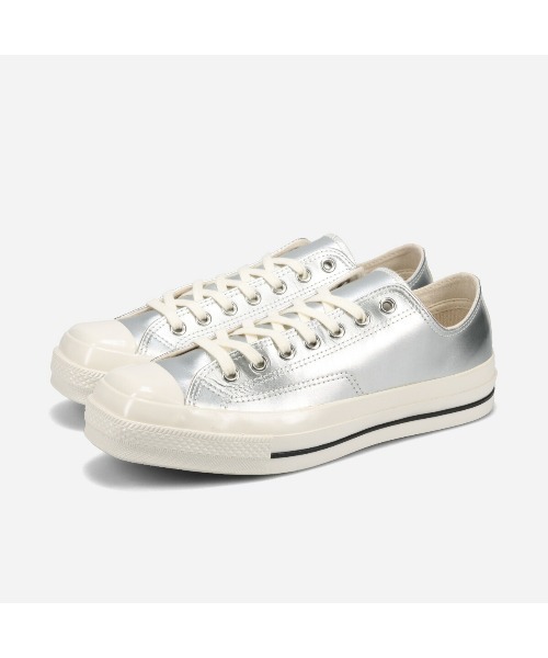 CONVERSE(コンバース)の「CONVERSE ALL STAR SQUARETOE SV OX / コンバース オールスター スクエアトウ SV OX / 31315830(スニーカー・メンズ・シルバー・26.5cm/27cm)」の1枚目の写真