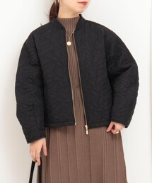 300タフタキルトブルゾン