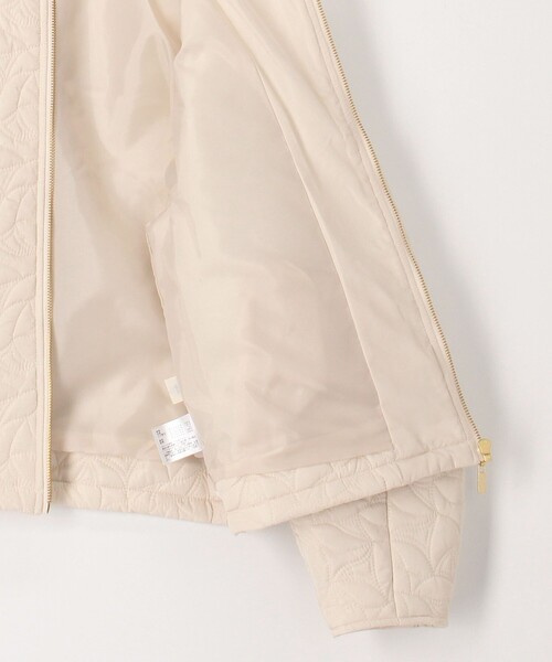 MICO COULIER（ミコクリエ）の「300タフタキルトブルゾン（ブルゾン・レディース・ブラック/グレイッシュベージュ・38）」の3枚目の写真