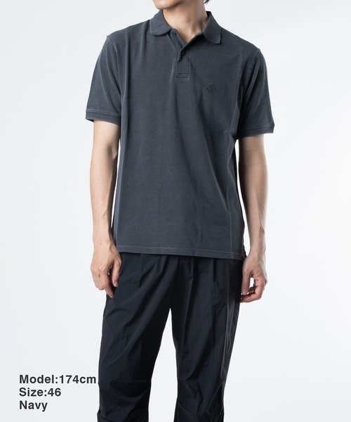 HERNO(ヘルノ)の「HERNO POLO SHIRTS ヘルノ ウォッシュド ポロシャツ(ポロシャツ・メンズ・ネイビー系1/グレー系1・48/46)」の3枚目の写真