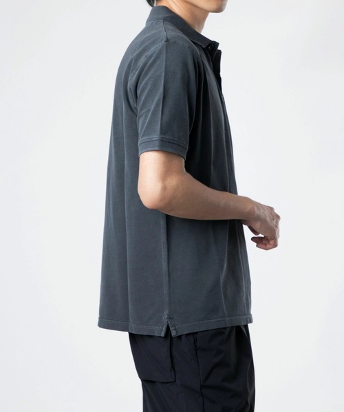 HERNO(ヘルノ)の「HERNO POLO SHIRTS ヘルノ ウォッシュド ポロシャツ(ポロシャツ・メンズ・ネイビー系1/グレー系1・48/46)」の4枚目の写真