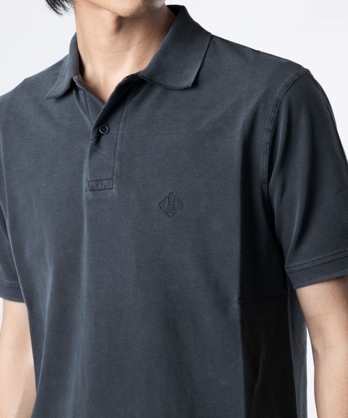 HERNO(ヘルノ)の「HERNO POLO SHIRTS ヘルノ ウォッシュド ポロシャツ(ポロシャツ・メンズ・ネイビー系1/グレー系1・48/46)」の6枚目の写真