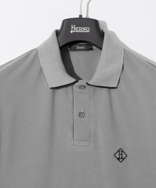 HERNO(ヘルノ)の「HERNO POLO SHIRTS ヘルノ ウォッシュド ポロシャツ(ポロシャツ・メンズ・ネイビー系1/グレー系1・48/46)」の10枚目の写真