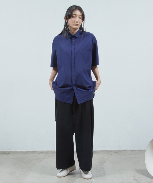 Homassy Dulcamara Sスリーブトレンチシャツ Dulcamara（ドゥルカマラ）の「Sスリーブトレンチシャツ -SHIRTS