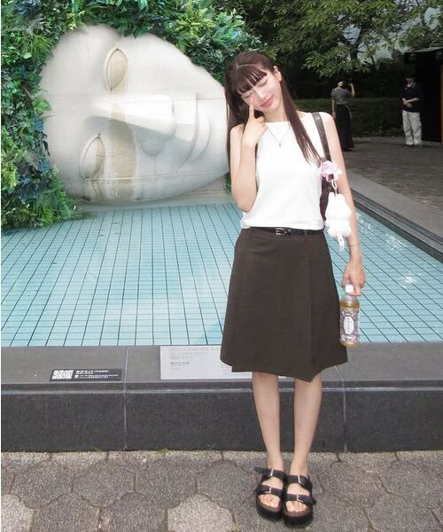RONRON(ロンロン)の「DOT BOATNECK SLEEVELESS WHITE(Tシャツ/カットソー・レディース・その他・FREE)」の7枚目の写真