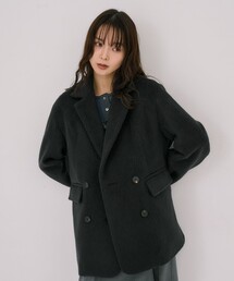UNITED TOKYO | シャギーオーバージャケット｜ウールコート/モヘヤ/ジャケットコート/ショートコート/オフィスカジュアル/冬服(チェスターコート)