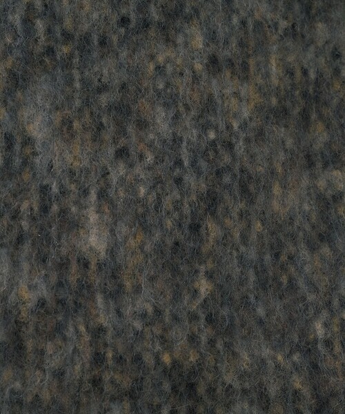 UNITED TOKYO（ユナイテッドトウキョウ）の「シャギーオーバージャケット｜ウールコート/モヘヤ/ジャケットコート/ショートコート/オフィスカジュアル/冬服（チェスターコート・レディース・ネイビー/ダークグレー・2/1）」の16枚目の写真