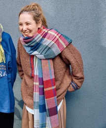 niko and... | 【人気スタッフプロデュース企画】メンバーチェックストール(ストール/ショール)