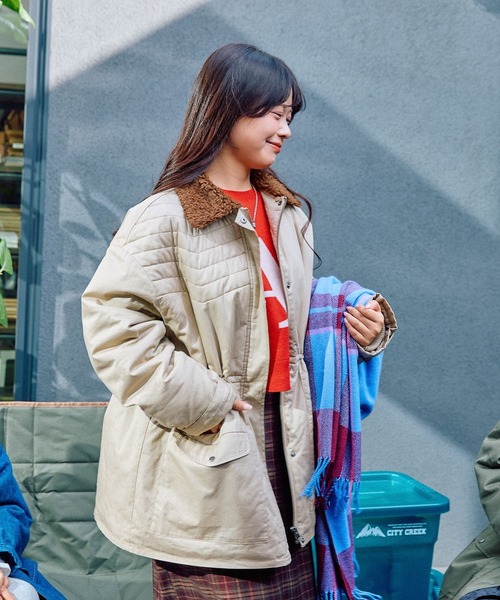 niko and...（ニコアンド）の「【人気スタッフプロデュース企画】メンバーチェックストール（ストール/ショール・レディース・グレー/ブルー/その他1/イエロー・0）」の14枚目の写真