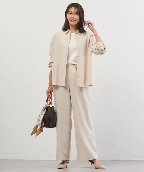J.PRESS（ジェイプレス）の「Springピーチ ブラウス（シャツ/ブラウス・レディース・ベージュ系/ブラウン系/ライトグリーン系・11/9）」の6枚目の写真