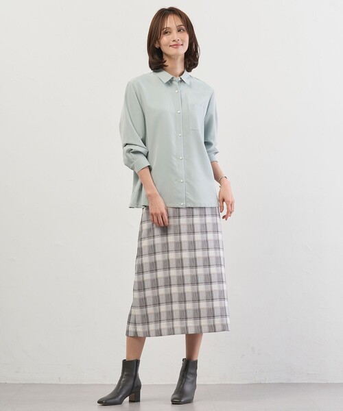 J.PRESS（ジェイプレス）の「Springピーチ ブラウス（シャツ/ブラウス・レディース・ベージュ系/ブラウン系/ライトグリーン系・11/9）」の8枚目の写真