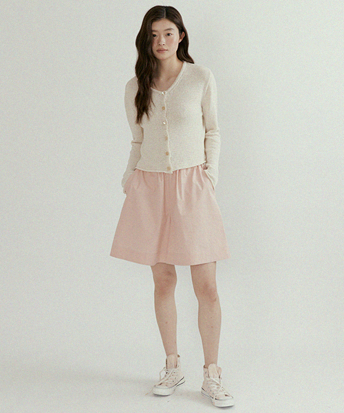LINGSEOUL(リングソウル)の「wide half banded pants-pink(その他パンツ・レディース・その他・FREE)」の2枚目の写真