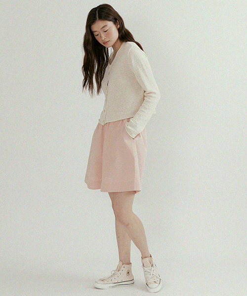 LINGSEOUL(リングソウル)の「wide half banded pants-pink(その他パンツ・レディース・その他・FREE)」の4枚目の写真