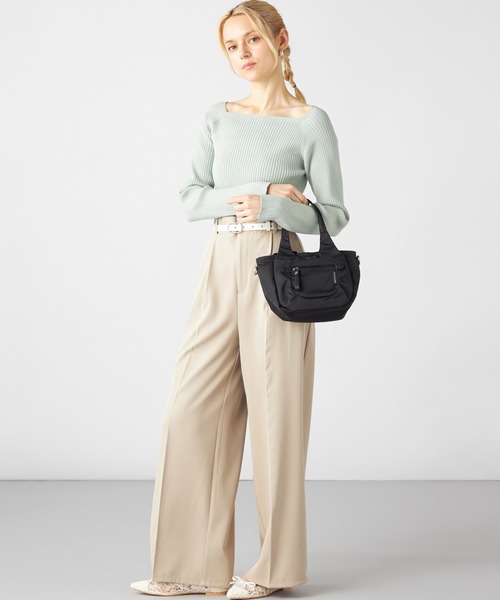 MONICA（モニカ）の「【MONICA】ラウンド2WAYミニトートバッグ（トートバッグ・レディース・ライトグレー/ブラック/カーキ/グリーン/ダークグレー・FREE）」の15枚目の写真