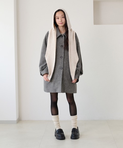 apres jour clair】フード付きマフラー（マフラー）｜apres jour clair