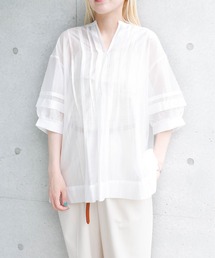 SWITCH BY ARCH（スイッチバイアーチ）の「【W】【it】【ARC】【SWITCH by ARCH】シアー ランダム タック ブラウス（シャツ/ブラウス）」