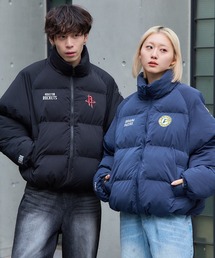 That's life（ザッツライフ）の「NBA Team logo Puffer Jacket アウター 冬服 ユニセックス ワッペン刺繍 中綿ジャケット（ダウンジャケット/コート）」