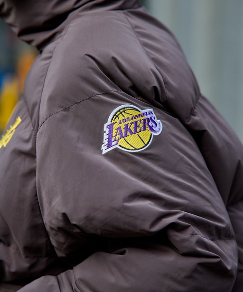 セール】NBA Team logo Puffer Jacket アウター 冬服 ユニセックス