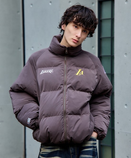 セール】NBA Team logo Puffer Jacket アウター 冬服 ユニセックス