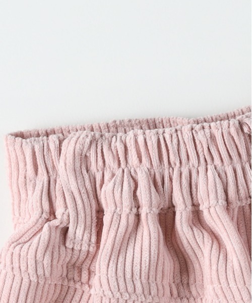MPS（エムピーエス）の「【MPS】裾ボアコーデュロイショートパンツ (ガーリー / あったか素材 / かわいいデザイン / キッズファッション)（その他パンツ・キッズ・ピンク/オフホワイト・110/120/130/140）」の6枚目の写真