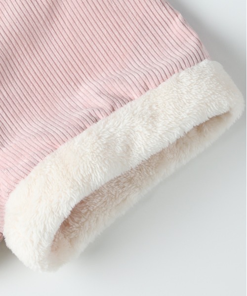 MPS（エムピーエス）の「【MPS】裾ボアコーデュロイショートパンツ (ガーリー / あったか素材 / かわいいデザイン / キッズファッション)（その他パンツ・キッズ・ピンク/オフホワイト・110/120/130/140）」の10枚目の写真