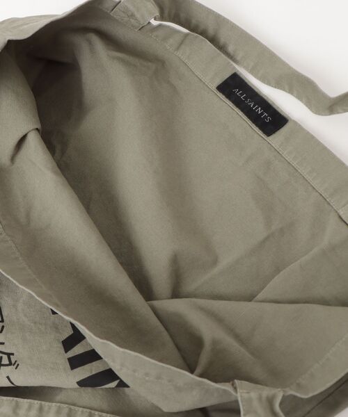 ALLSAINTS(オールセインツ)の「ALLSAINTS UNDERGROUND TOTE(トートバッグ・メンズ・ライトグリーン・FREE)」の9枚目の写真