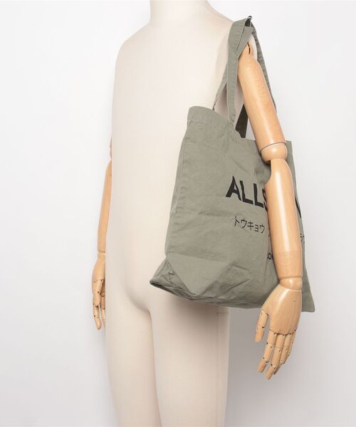 ALLSAINTS(オールセインツ)の「ALLSAINTS UNDERGROUND TOTE(トートバッグ・メンズ・ライトグリーン・FREE)」の10枚目の写真