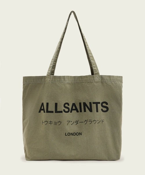 ALLSAINTS(オールセインツ)の「ALLSAINTS UNDERGROUND TOTE(トートバッグ・メンズ・ライトグリーン・FREE)」の1枚目の写真
