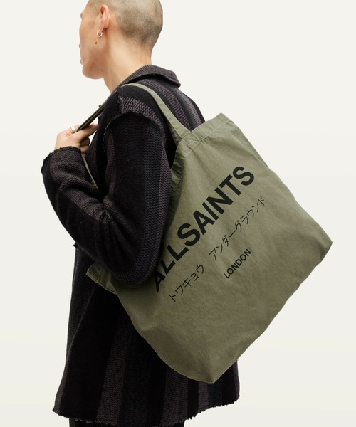 ALLSAINTS(オールセインツ)の「ALLSAINTS UNDERGROUND TOTE(トートバッグ・メンズ・ライトグリーン・FREE)」の2枚目の写真