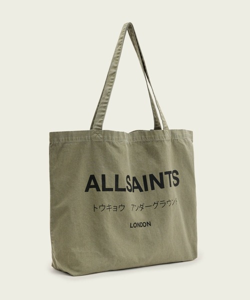 ALLSAINTS(オールセインツ)の「ALLSAINTS UNDERGROUND TOTE(トートバッグ・メンズ・ライトグリーン・FREE)」の4枚目の写真