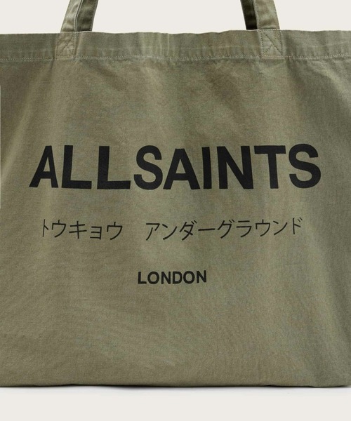 ALLSAINTS(オールセインツ)の「ALLSAINTS UNDERGROUND TOTE(トートバッグ・メンズ・ライトグリーン・FREE)」の5枚目の写真