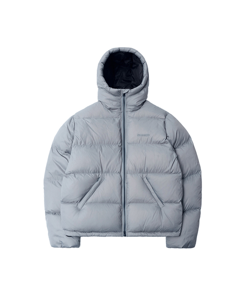 QT8 GARMENTS(キューティーエイトガーメント)の「RG Duck Down Heavyweight Hoodie Jacket (Greyed Skyblue)(ダウンジャケット/コート・レディース・その他・LARGE/X-LARGE/MEDIUM)」の1枚目の写真