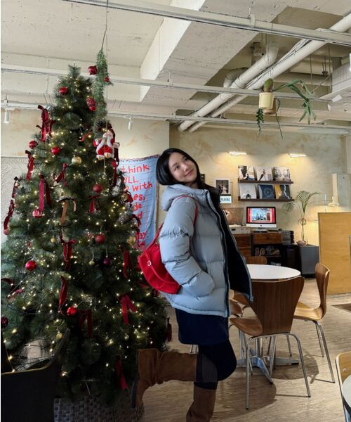 QT8 GARMENTS(キューティーエイトガーメント)の「RG Duck Down Heavyweight Hoodie Jacket (Greyed Skyblue)(ダウンジャケット/コート・レディース・その他・LARGE/X-LARGE/MEDIUM)」の13枚目の写真