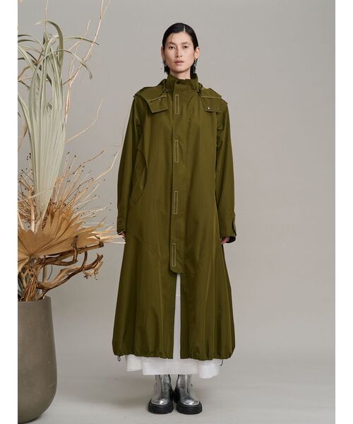 UN3D.（アンスリード）の「2WAY HOOD LIGHT CT / 2WAYフードライトコート（その他アウター・レディース・ブラック/カーキ/グレー・36/38）」の14枚目の写真