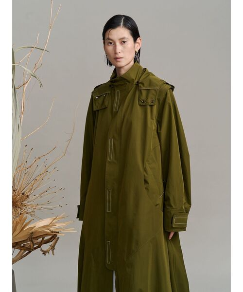 UN3D.（アンスリード）の「2WAY HOOD LIGHT CT / 2WAYフードライトコート（その他アウター・レディース・ブラック/カーキ/グレー・36/38）」の17枚目の写真
