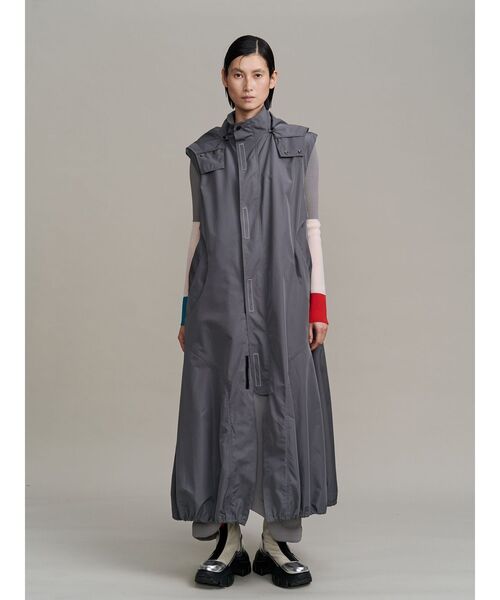 UN3D.（アンスリード）の「2WAY HOOD LIGHT CT / 2WAYフードライトコート（その他アウター・レディース・ブラック/カーキ/グレー・36/38）」の8枚目の写真