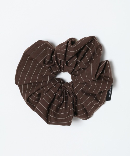 JEANASIS（ジーナシス）の「【Les Fleurs】ストライプシュシュ/641547（シュシュ・レディース・ホワイト/ブラウン/ブルー・FREE）」の11枚目の写真