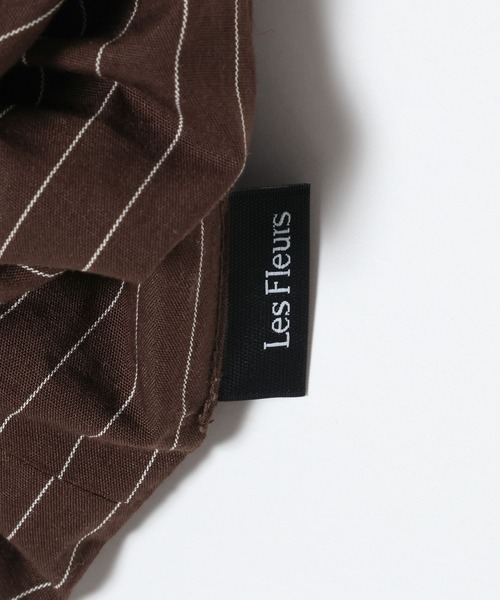 JEANASIS（ジーナシス）の「【Les Fleurs】ストライプシュシュ/641547（シュシュ・レディース・ホワイト/ブラウン/ブルー・FREE）」の12枚目の写真