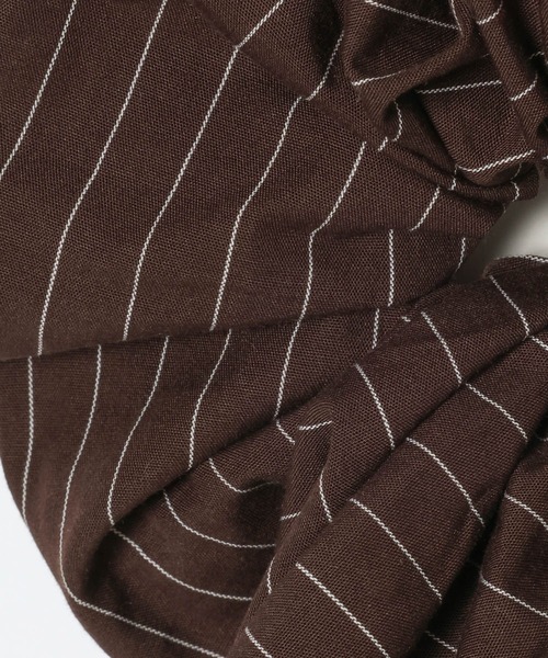 JEANASIS（ジーナシス）の「【Les Fleurs】ストライプシュシュ/641547（シュシュ・レディース・ホワイト/ブラウン/ブルー・FREE）」の13枚目の写真