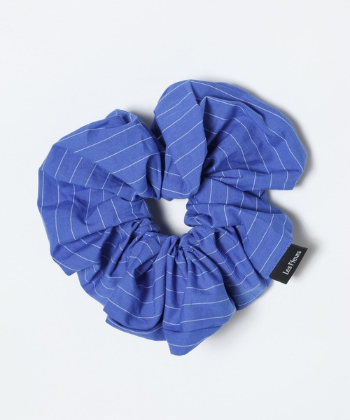 JEANASIS（ジーナシス）の「【Les Fleurs】ストライプシュシュ/641547（シュシュ・レディース・ホワイト/ブラウン/ブルー・FREE）」の9枚目の写真