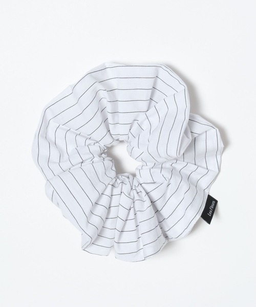 JEANASIS（ジーナシス）の「【Les Fleurs】ストライプシュシュ/641547（シュシュ・レディース・ホワイト/ブラウン/ブルー・FREE）」の10枚目の写真