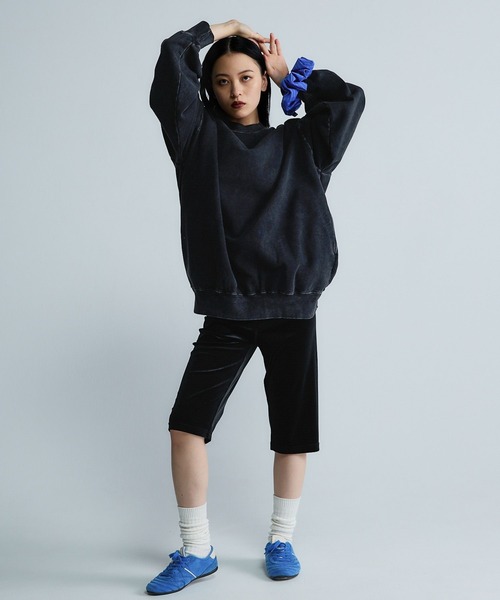 JEANASIS（ジーナシス）の「【Les Fleurs】ストライプシュシュ/641547（シュシュ・レディース・ホワイト/ブラウン/ブルー・FREE）」の4枚目の写真