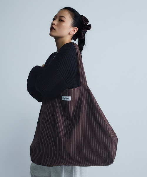 JEANASIS（ジーナシス）の「【Les Fleurs】ストライプシュシュ/641547（シュシュ・レディース・ホワイト/ブラウン/ブルー・FREE）」の7枚目の写真