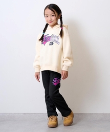 X-girl Stages(�G�b�N�X�K�[���X�e�[�W�X)�̃��S���N�уp�[�J�[+���N�уJ�b�g�f�j���p���c�Z�b�g(�Z�b�g�A�b�v)