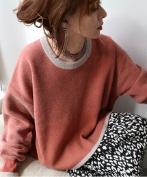 zena（ジェナ）の「12Gスウェットライクリンガーニット（Tシャツ/カットソー）」