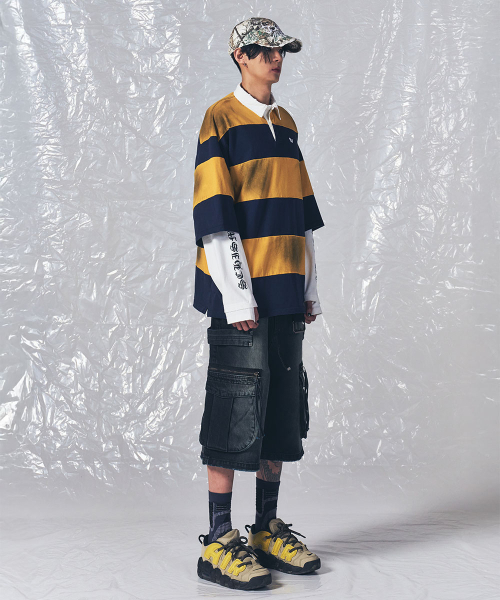 SCHISM INDUCING(スキズムインデューシング)の「FR RUGBY LONG SLEEVES NAVY(ポロシャツ・レディース・その他・MEDIUM/LARGE)」の17枚目の写真