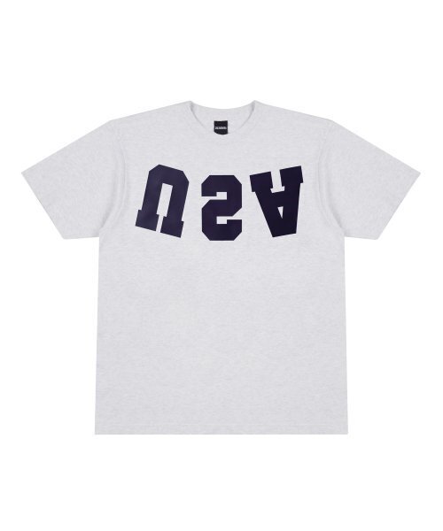 CREAM SODA LAB(クリームソーダラボ)の「リバースUSA 半袖Tシャツ ライトグレー(Tシャツ/カットソー・メンズ・その他・X-LARGE/XX-LARGE/MEDIUM/LARGE)」の2枚目の写真