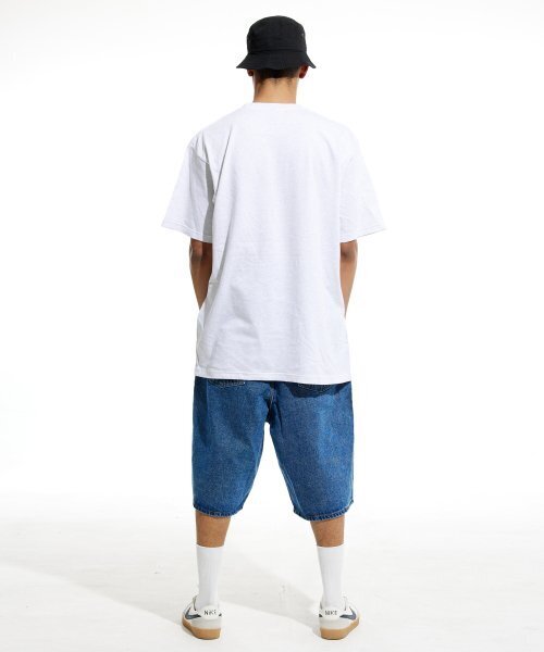 CREAM SODA LAB(クリームソーダラボ)の「リバースUSA 半袖Tシャツ ライトグレー(Tシャツ/カットソー・メンズ・その他・X-LARGE/XX-LARGE/MEDIUM/LARGE)」の7枚目の写真