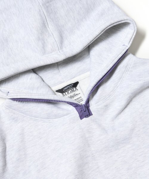 STIGMA(スティグマ)の「ZIPPER OVERSIZED HOODIE WHITE MELANGE(パーカー・メンズ・その他・LARGE/X-LARGE)」の3枚目の写真
